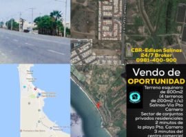 Terreno de Venta Via Punta Carnero Salinas