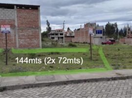 Terreno de Venta en Riobamba Coop. Prematuros