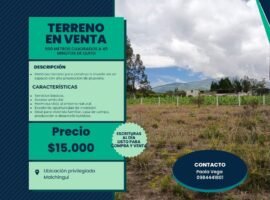 Se vende hermoso terreno